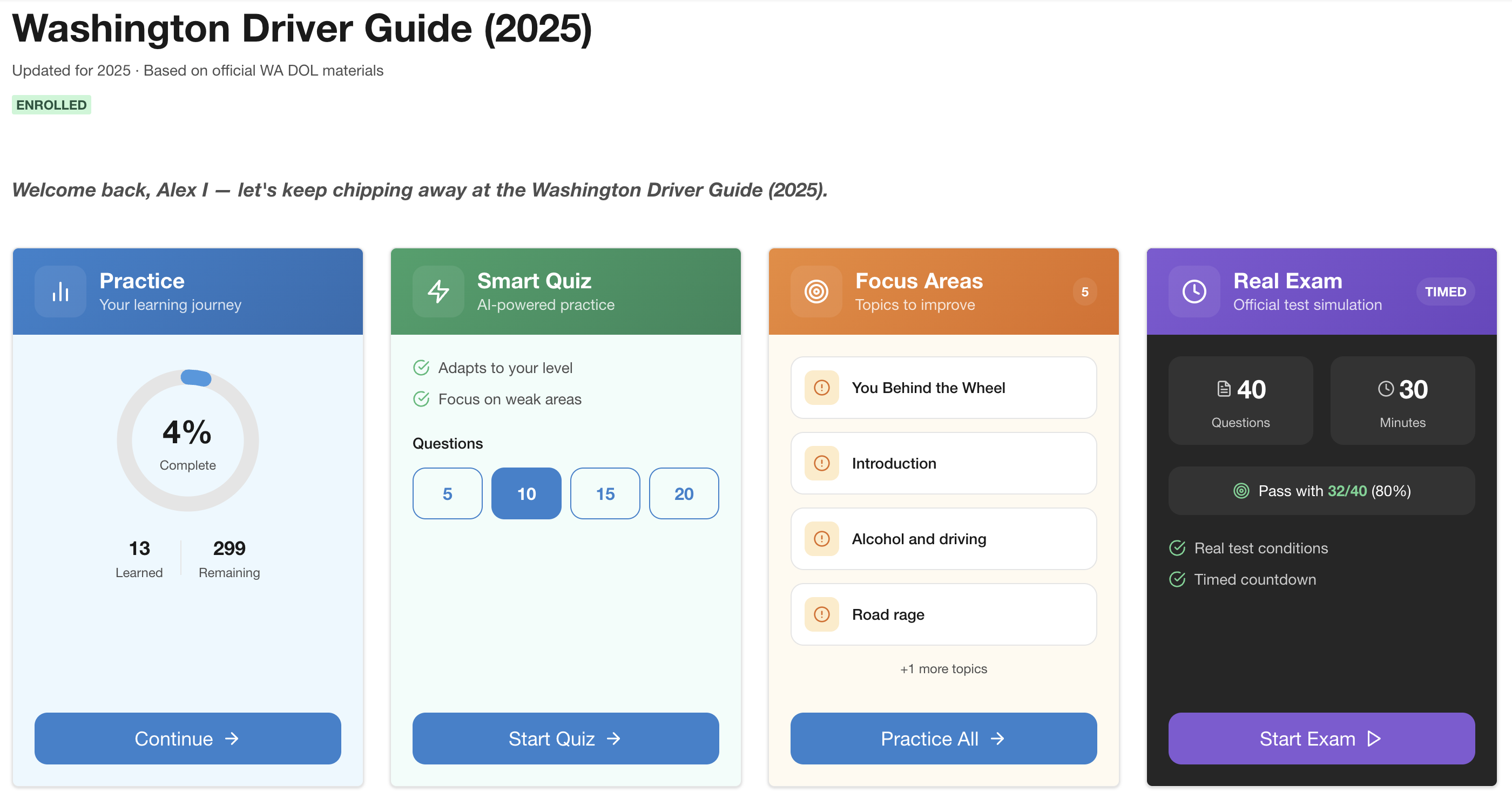 Learning Platform Preview